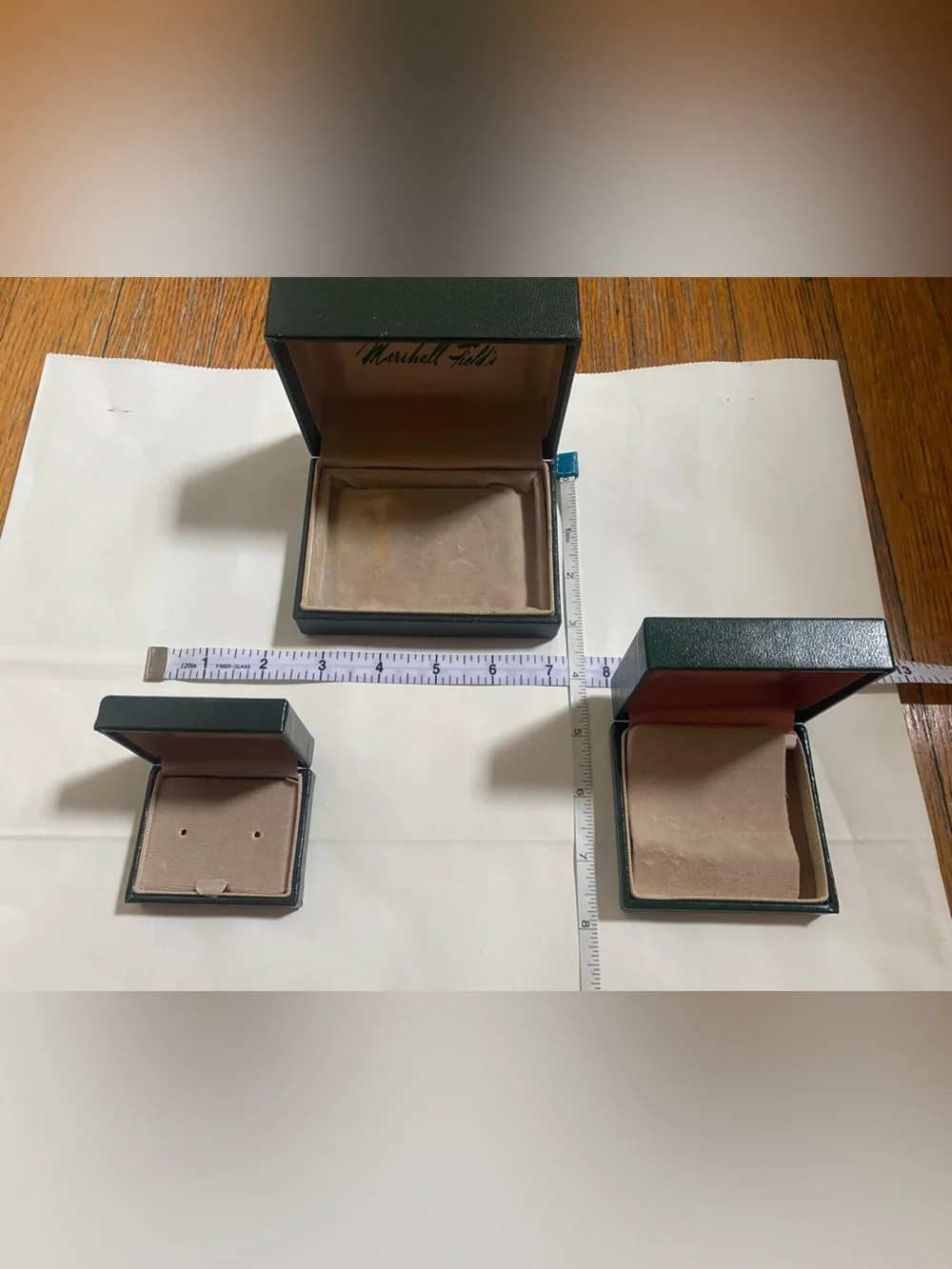 VINTAGE - Marshall Fields' set of 3 Jewelry Boxes
